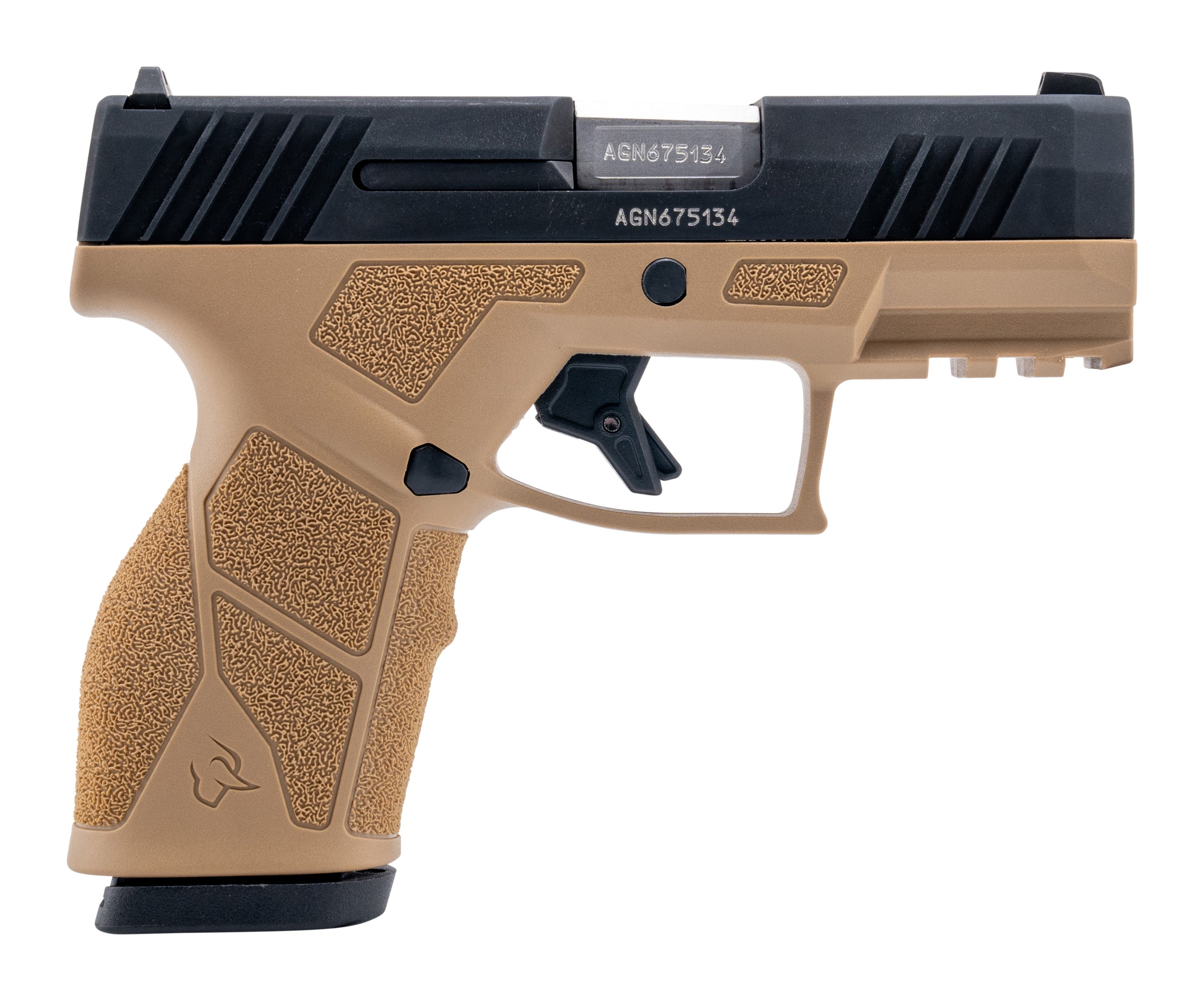 Taurus GX2 9mm Luger 10+1 Pistol, 3.37" Stainless Barrel, Tan Polymer Frame with Picatinny Rail