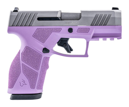 Taurus GX2939LP 9mm Luger 13+1 3.37" Matte Stainless Barrel, Light Purple Polymer Frame w/Picatinny Rail