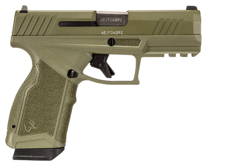 Taurus GX4 9mm Luger 10-Round Pistol, 3.7" Barrel, Green Frame