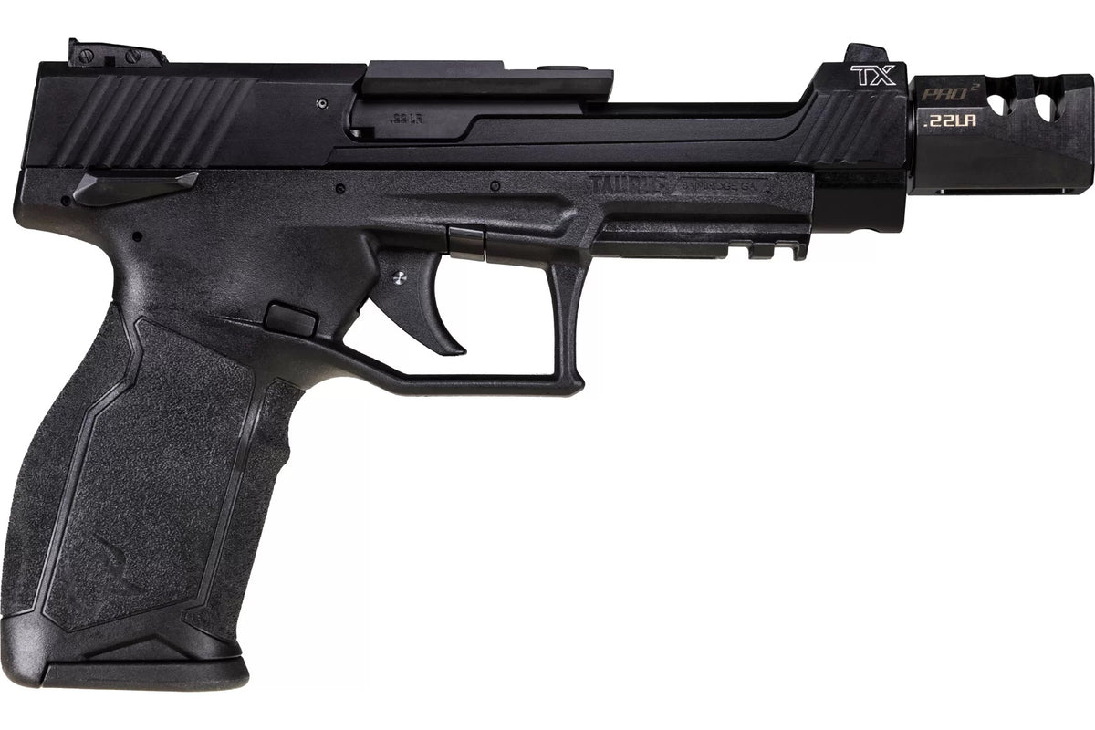Taurus TX22 Competition .22LR 5.4in 16+1 Black Polymer Pistol with Compensator
