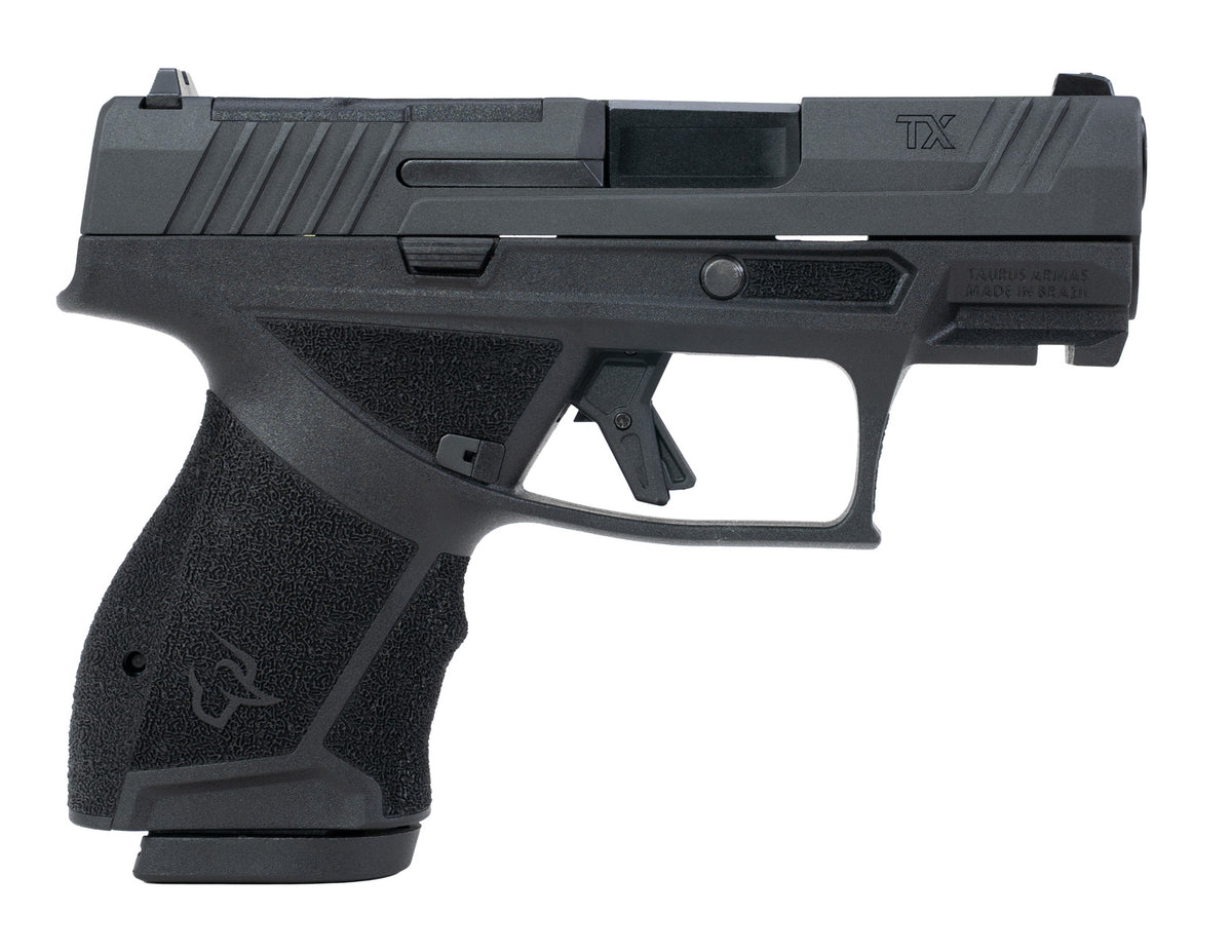 Taurus TX9 Compact 9mm 10+1 3.4" Pistol, Black Nitride Slide, Picatinny Rail