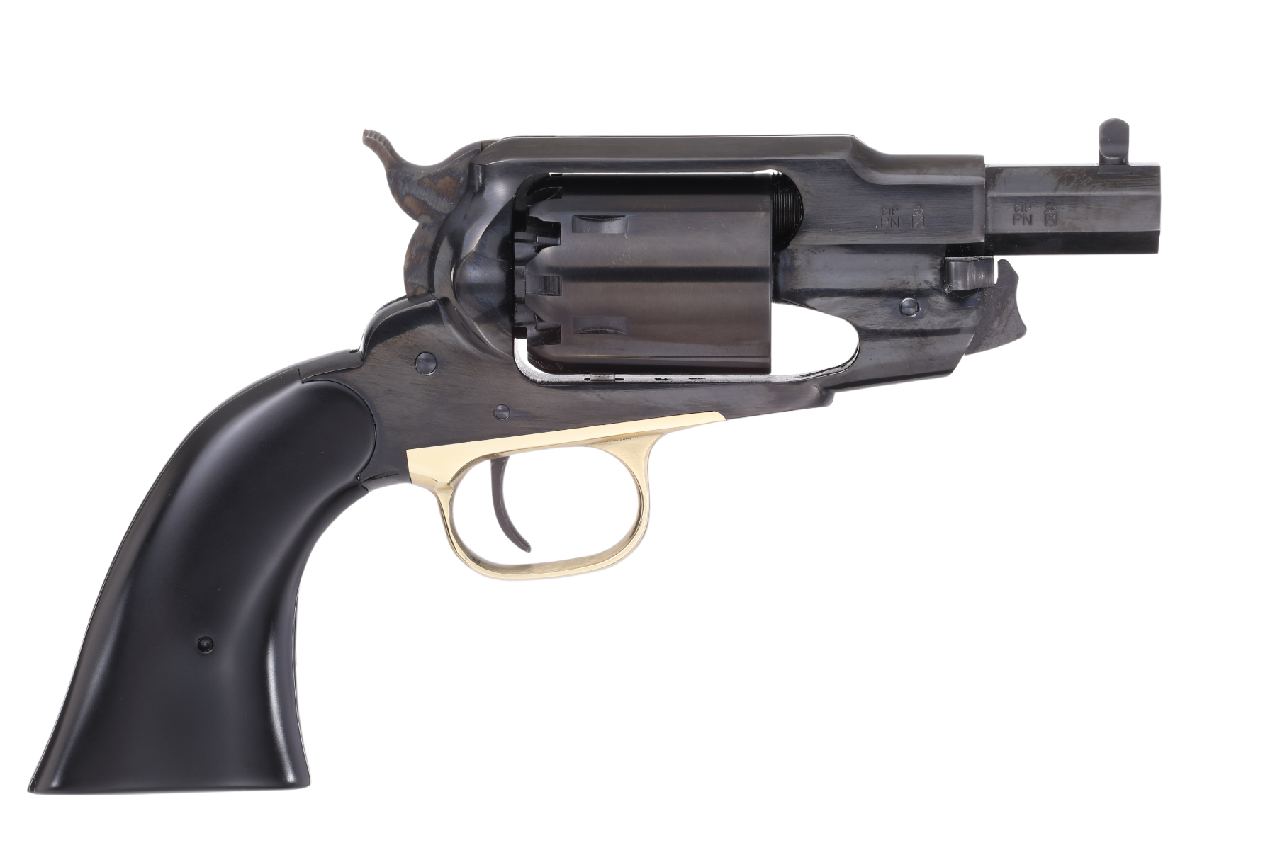 Taylor's & Co 1858 Ace .44 Caliber Revolver 3-Inch Barrel Black Finish