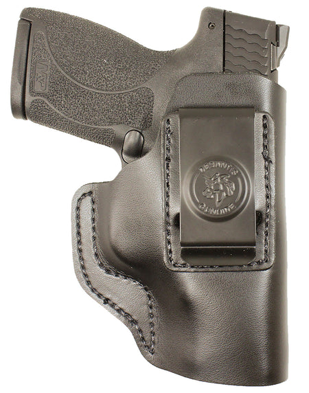 DeSantis 031BA5EZ0 Insider IWB Black Leather Belt Clip Holster for S&W M&P Shield 9/40/45 RH
