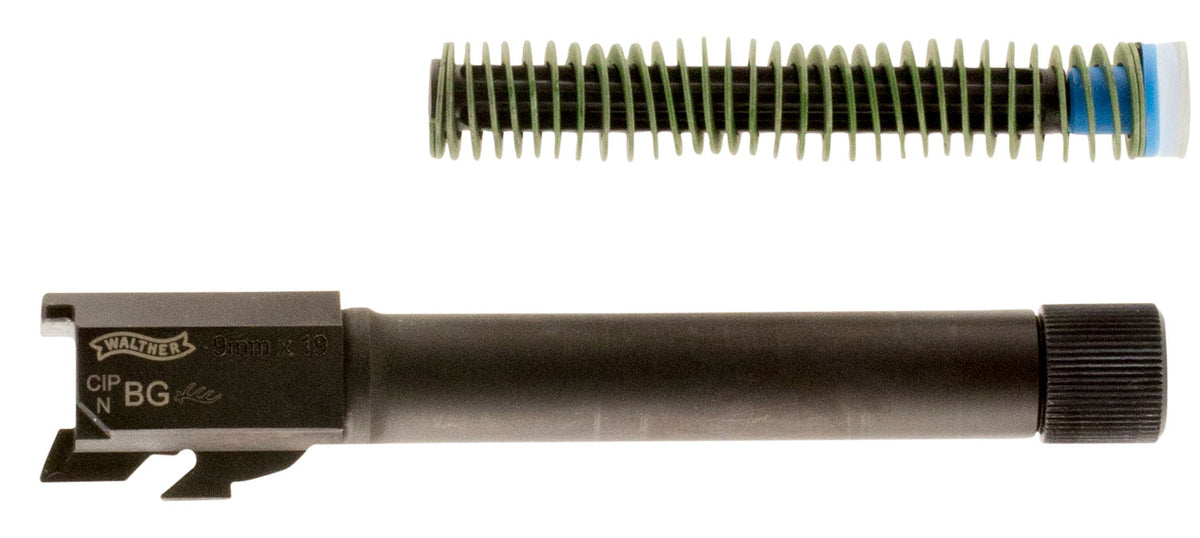 Walther PPQ M2 9mm 4.60" Threaded Black Steel Barrel with Polygonal Rifling