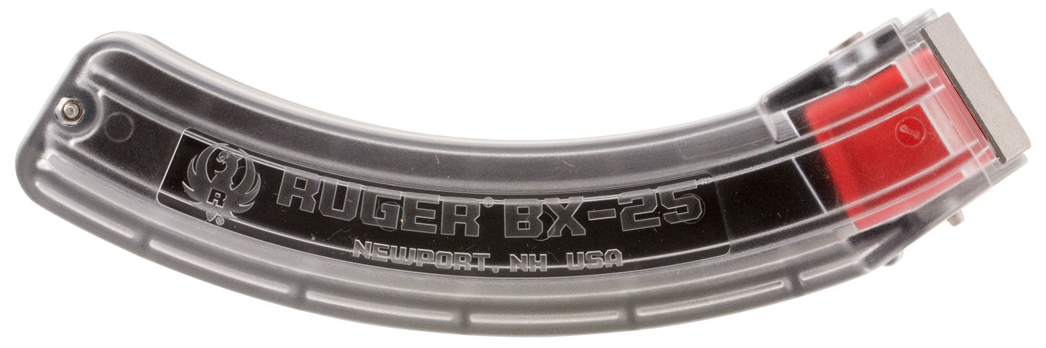 Ruger 90591 BX-25 .22 LR 25-Round Clear Replacement Magazine for 10/22 and Charger