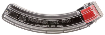 Ruger 90591 BX-25 .22 LR 25-Round Clear Replacement Magazine for 10/22 and Charger