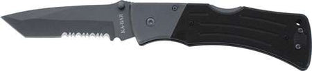 Ka-Bar G10 Mule Tanto Folder 4 In Serrated Edge Black G10 Handle