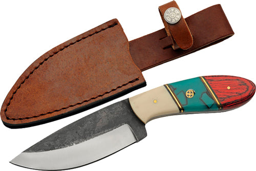 Rite Edge 8.5" Redtail Hunter Knife with Leather Sheath
