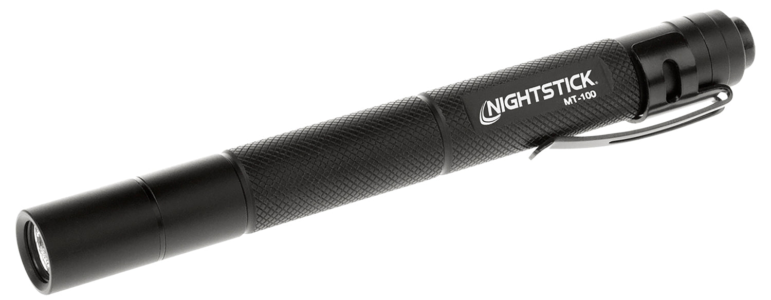 Nightstick MT-100 Mini-TAC Pocket Light 130 Lumen White LED Black Anodized Aluminum