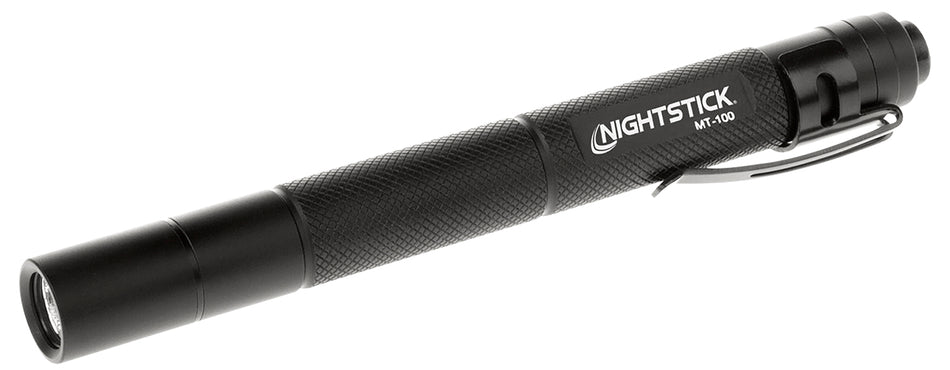 Nightstick MT-100 Mini-TAC Pocket Light 130 Lumen White LED Black Anodized Aluminum