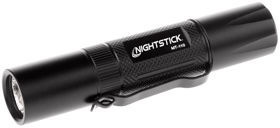 Nightstick MT-110 Mini-TAC 1-AA Pocket Light 150 Lumen White LED Black Anodized