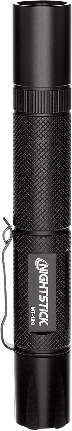 Nightstick MT-120 Mini-TAC 2-AA Pocket Light 200 Lumen White LED Black Anodized