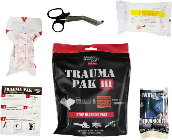 ARB Trauma Pak III First Aid Kit w/ Emergency Dressing and SWAT Tourniquet