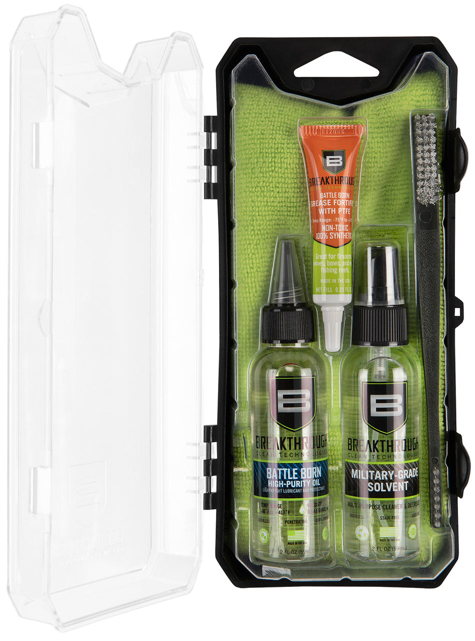 Breakthrough Clean Basic Cleaning Kit with Solvent, Oil, and Grease Multi-Caliber