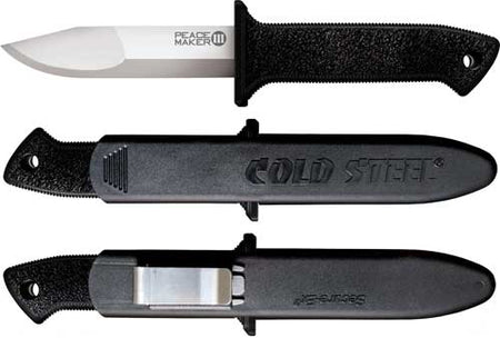Cold Steel Peace Maker III Boot Knife 4" Plain Edge Stainless Blade