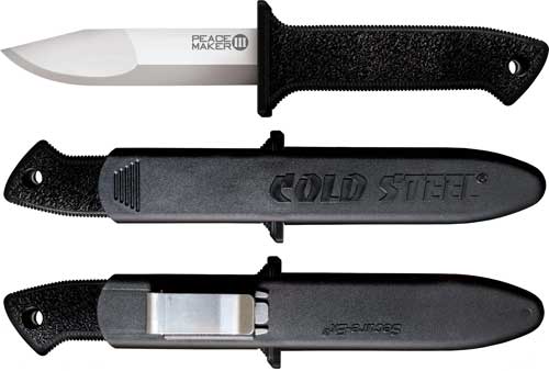 Cold Steel Peace Maker III Boot Knife 4" Plain Edge Stainless Blade