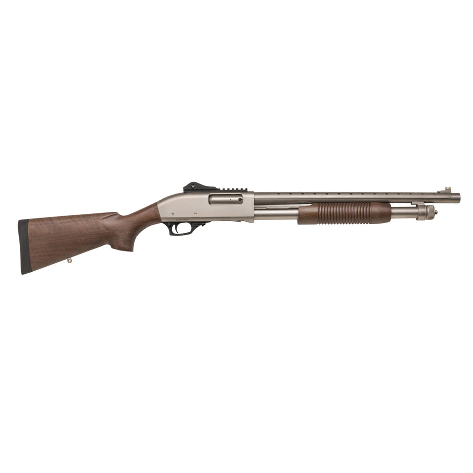 Tokarev USA TX3 12 Gauge 18.5" 3" Shotgun, Nickel Finish, Turkish Walnut Stock