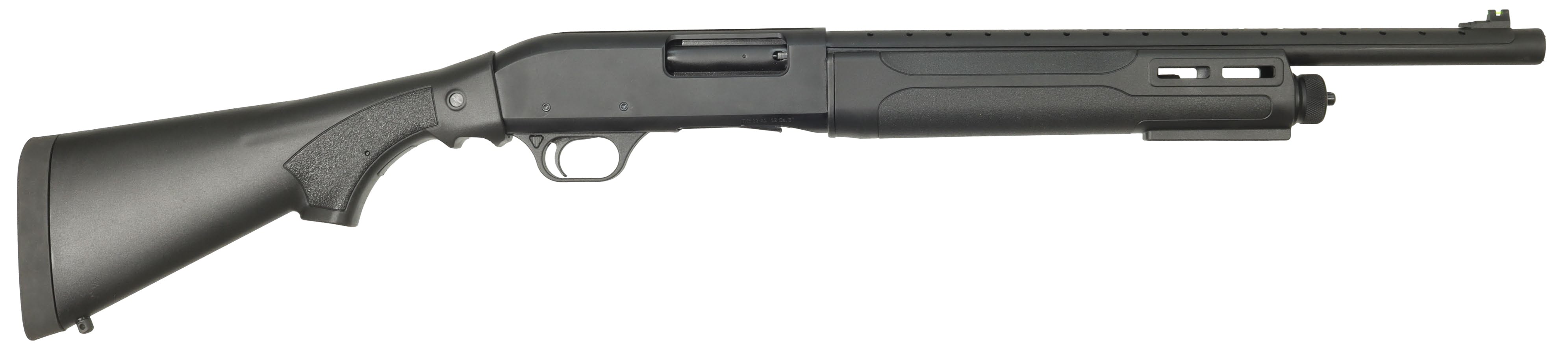 Tokarev USA TSA 12 Gauge Semi-Auto Shotgun, 18.5" Heat Shield Barrel, Fixed Black Synthetic Stock