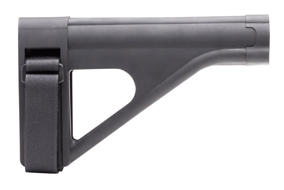 SB Tactical SOB Elasto-Polymer AR Brace Black 7.8" L x 1.6" W Skeletonized