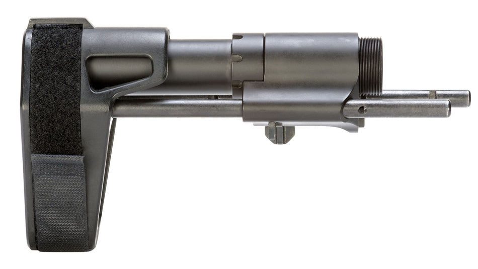 SB Tactical SBPDW Black Elasto-Polymer 3-Position Adjustable Brace for AR-Platform with Tube
