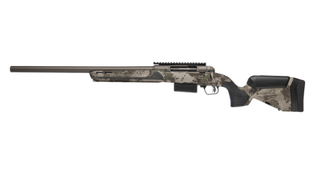 Savage Arms 32806 220 Harvester Full Size 20 Gauge Bolt 2rd 22" Slug Barrel, AccuStock w/AccuFit V2 Savage Woodland Camo Synthetic Stock, Left Hand