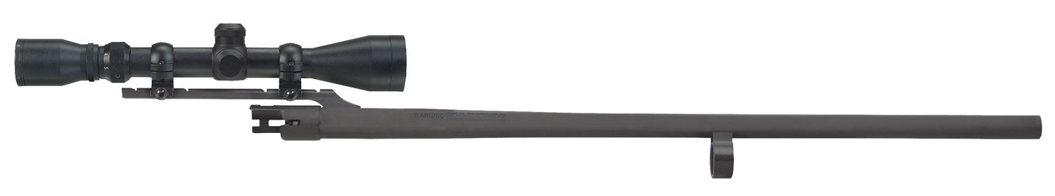Mossberg 12 Gauge 24" Fully-Rifled Slug Barrel Cantilever Mount Blued with 3-9x40 Scope Fits Remington 870
