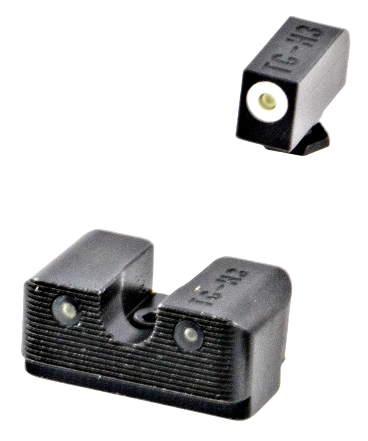 TruGlo Tritium Pro TG231G2W High White Outline Night Sights for Most Glock Except MOS