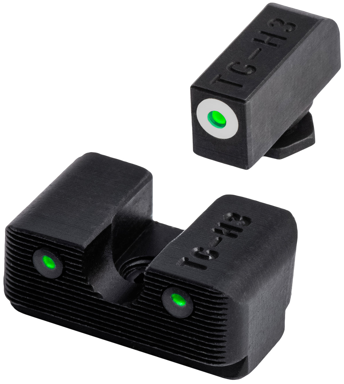 TruGlo Tritium Pro TG231G1W Low Profile White Outline Night Sights for Glock Models