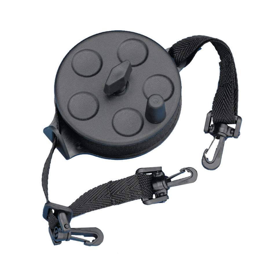 Pine Ridge Black Reel-A-Strap Hoist 30 ft.