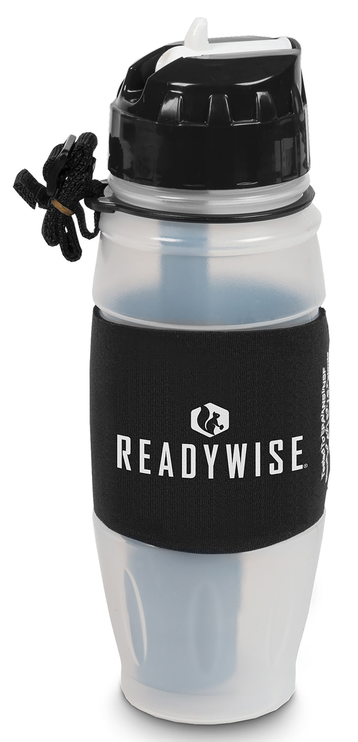 ReadyWise 28oz Advanced Water Filtration Bottle with Flip Top (RW08000)