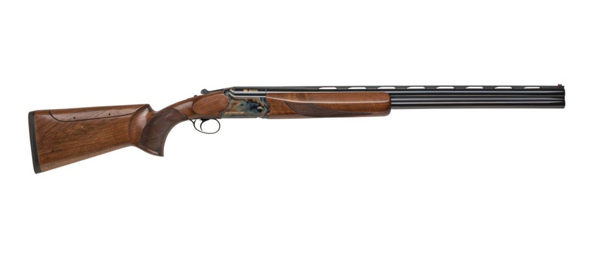 Premier Target 12 Gauge Shotgun, 30" Barrel, Case-Colored Hardened Finish, Wood Stock, 3" Chamber