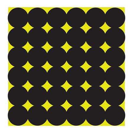 Birchwood Casey 34115 Shoot-N-C 1" Self-Adhesive Pasters Black 12 Pack