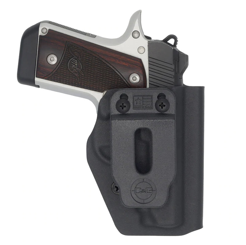 C&G Inside Waistband Covert Holster Kimber Micro 380 RH Black