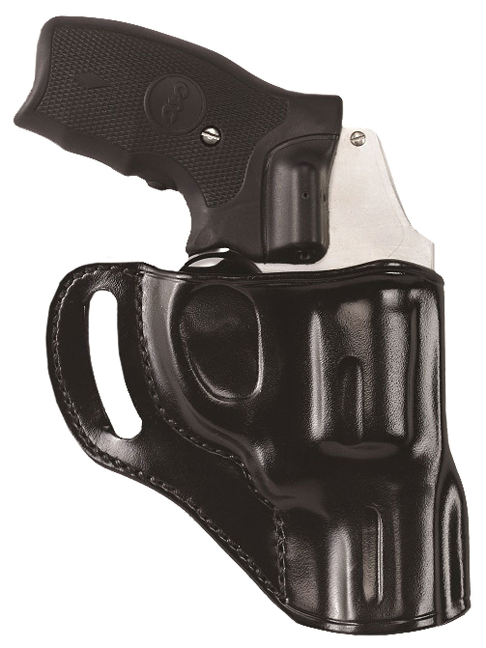 Galco HT118B Hornet OWB Black Steerhide Belt Slide Fits Ruger SP101 Colt Cobra RH