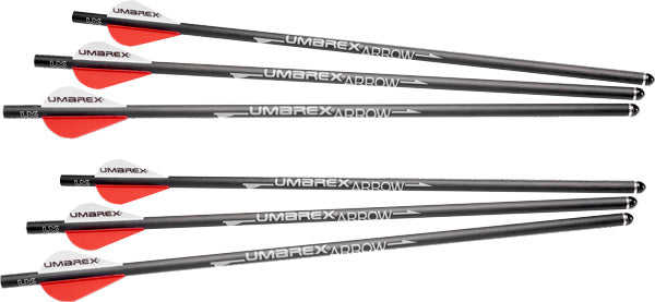 Umarex AirJavelin 6-Pack Carbon Fiber Arrow Shafts 120 Grain