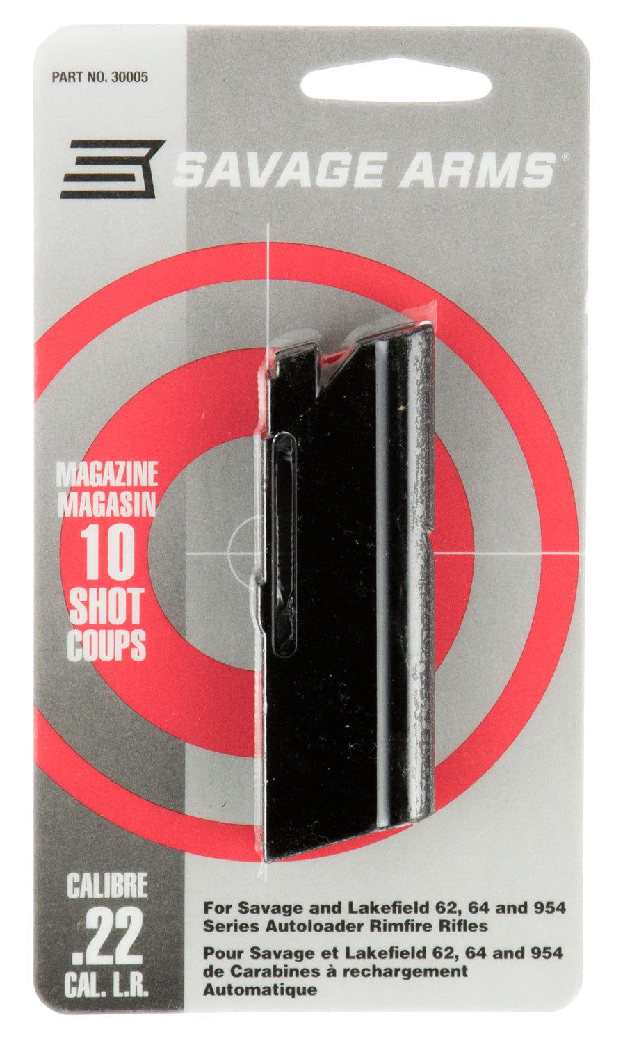 Savage Arms 30005 Blued 10rd Replacement Magazine for Savage 64 Series - .22 LR