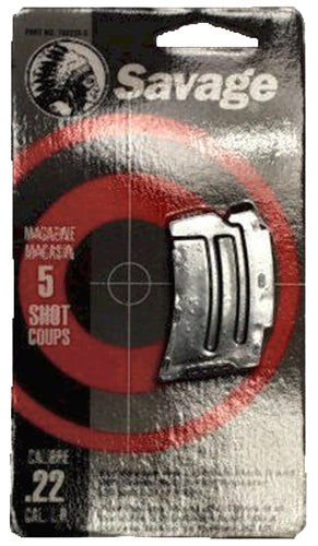 Savage Arms 90005 Blued 5rd Replacement Magazine for Savage MKII - .22 LR/.17 Mach 2