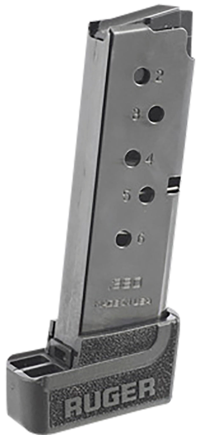 Ruger 90626 LCP II .380 ACP 7rd Extended Magazine w/Integrated Grip Extension Blued Steel