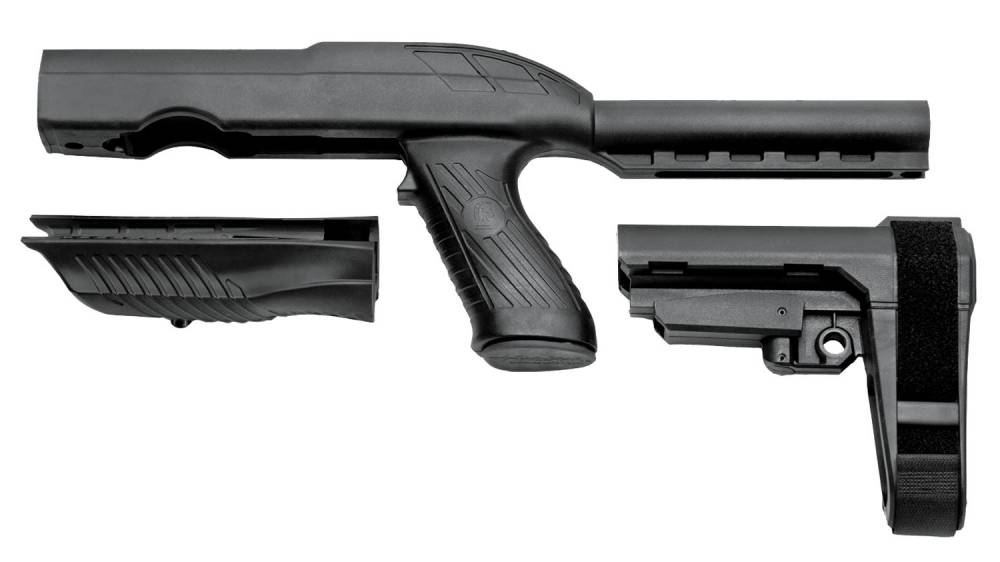 SB Tactical Ruger 10/22 Charger TD Specialty Brace Kit, Elasto-Polymer Black