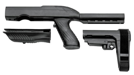 SB Tactical Ruger 10/22 Charger TD Specialty Brace Kit, Elasto-Polymer Black