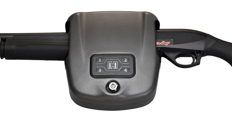 Hornady 98180 RFID Shotgun Wall Lock Rapid Safe Black 14-Gauge Steel