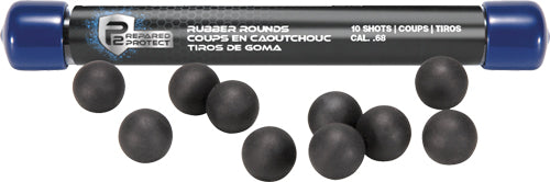 Umarex T4E P2P 68 Caliber Black Rubber Ball Projectiles 10-Pack