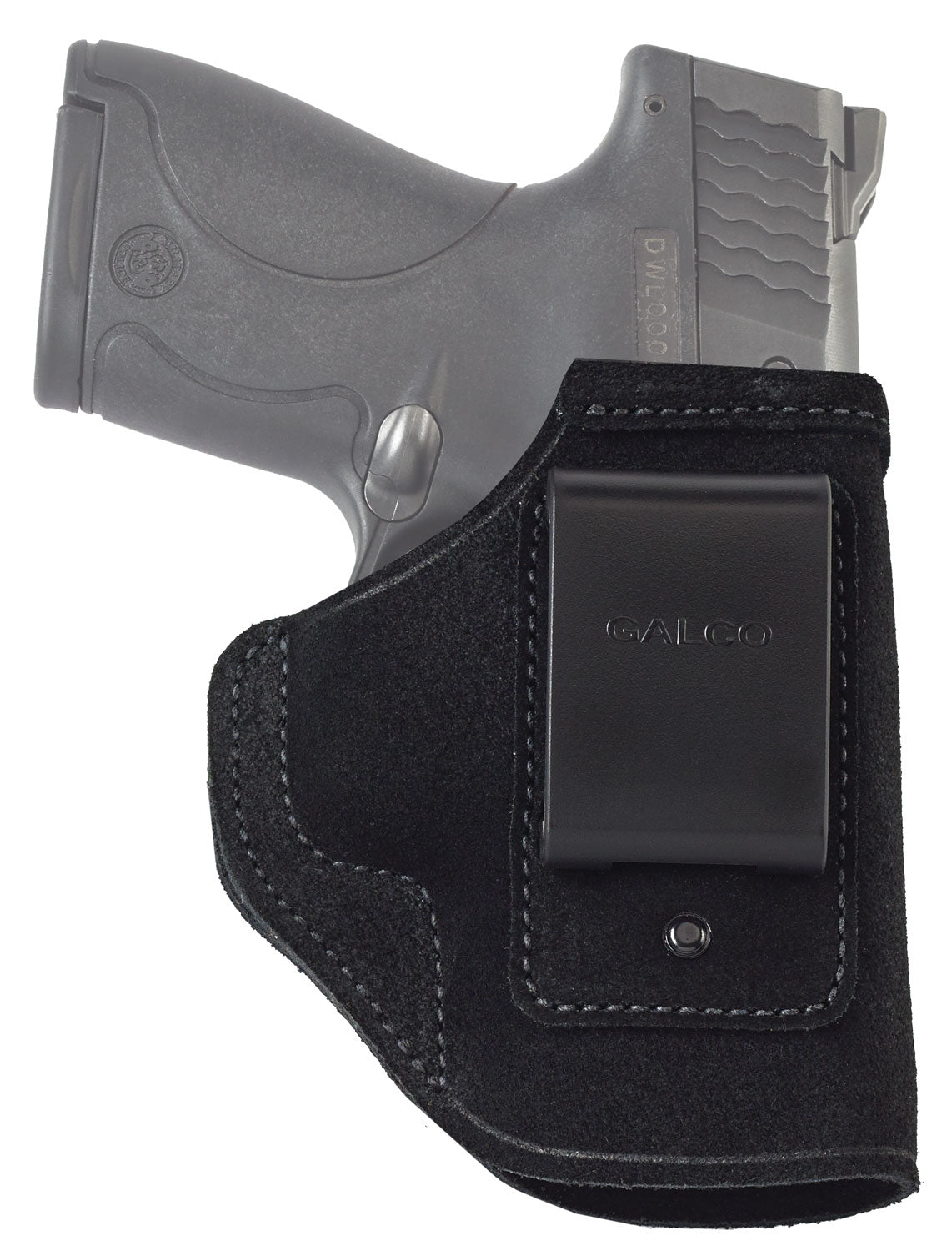 Galco STO658B Stow-N-Go IWB Black Steerhide Holster S&W M&P Shield Crimson Trace Right Hand
