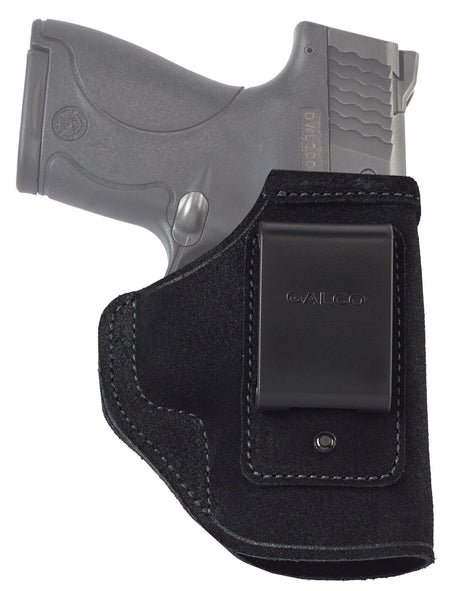 Galco STO658B Stow-N-Go IWB Black Steerhide Holster S&W M&P Shield Crimson Trace Right Hand