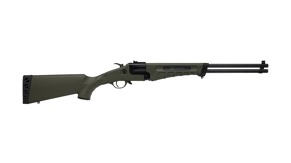 Savage Arms 23002 Model 42 Takedown Full-Size .22 LR/.410 Combo Rifle, OD Green Synthetic Stock, Ambidextrous