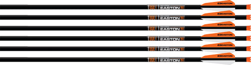 Easton 9mm Carbon Crossbow Bolt 22" Half Moon 3" Vanes 6-Pack
