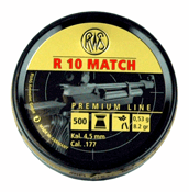 RWS .177 R10 Match Competition 8.2gr Airgun Pellets 500 Count