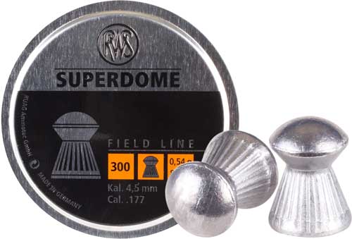 RWS .177 Superdome 8.3gr Domed Airgun Pellets 300 Count