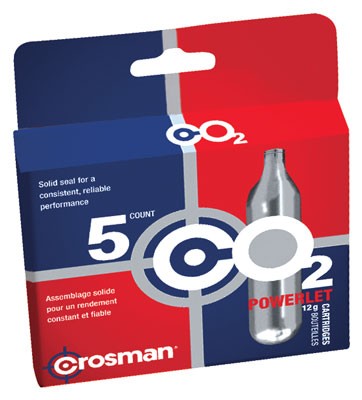 Crosman 12 Gram CO2 Powerlets Case Lot 12 Boxes of 5 Airgun Cartridges