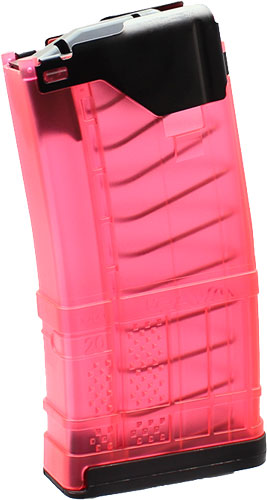 Lancer L5AWM AR-15 5.56x45 20RD Translucent Pink Polymer Magazine